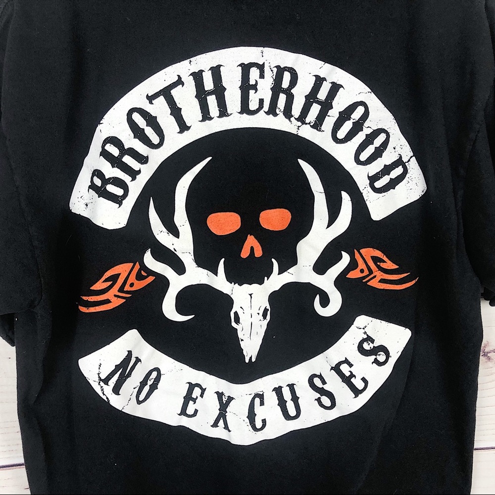 Bone Collector Brotherhood Black Hunting Tee L - Picture 5 of 6